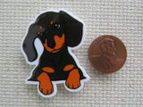 Second view of Cute Dachshund Needle Minder.