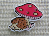 Second view of Hedgehog Under a Mushroom Needle Minder.