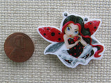 Second view of Ladybug Fairy Needle Minder.