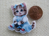 Second view of Dorothy Kitten Needle Minder.