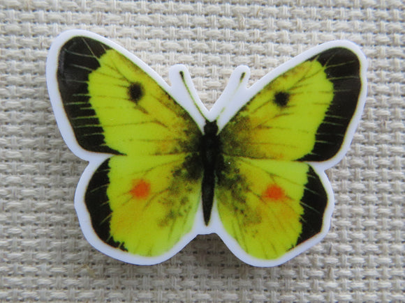 First view of Yellow Butterfly Needle Minder.