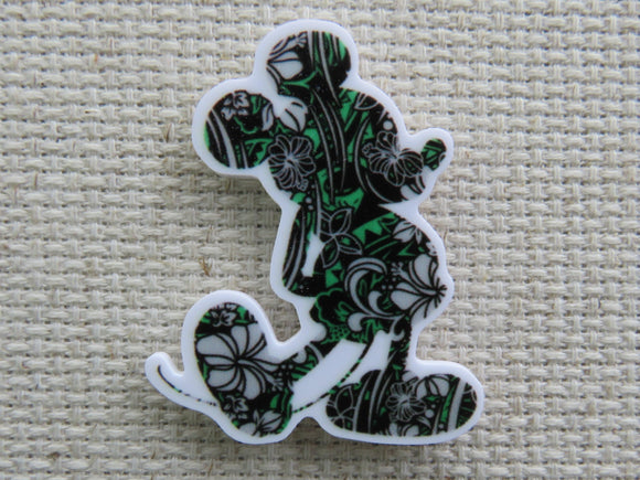First view of Black, Green and White Mickey Needle Minder.