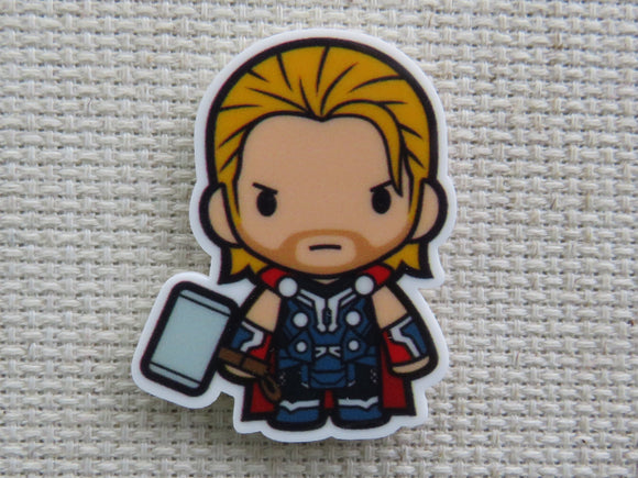 First view of Thor with his Hammer Needle Minder.