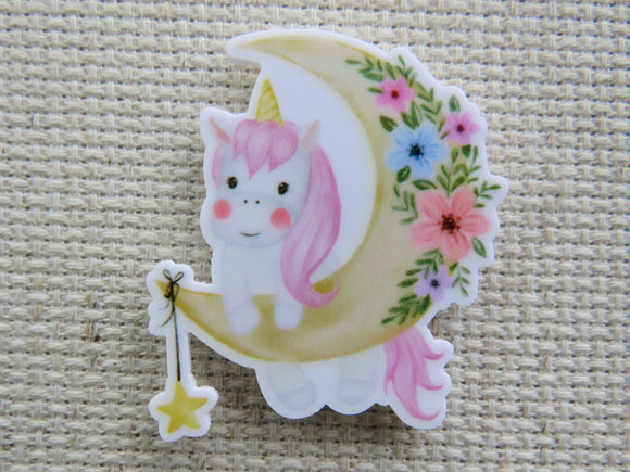 First view of Unicorn Hanging Out on A Moon Needle Minder.