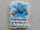 First view of Straight from Heaven Up Above, Here is a Baby for You To Love Needle Minder.