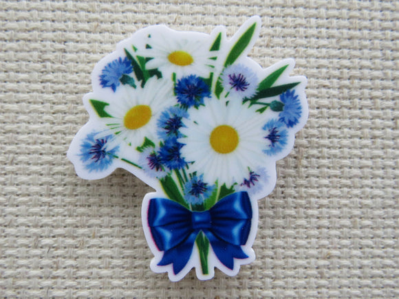 First view of Blue and White Flowers Needle Minder.