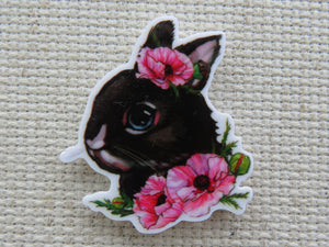 First view of Black Bunny Needle Minder.