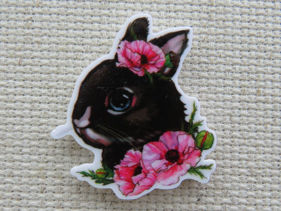 First view of Black Bunny Needle Minder.