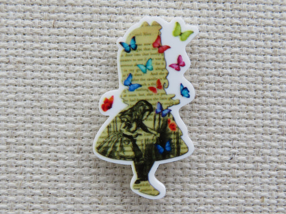 First view of Alice with Butterflies Needle Minder.