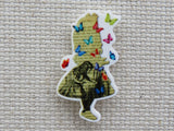 First view of Alice with Butterflies Needle Minder.