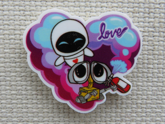 First view of Wall-E Love Needle Minder.