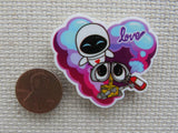 Second view of Wall-E Love Needle Minder.