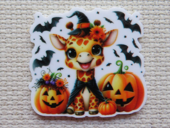 First view of Witchy Giraffe Fun Needle Minder.