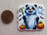 Second view of Panda Ghost Fun Needle Minder.