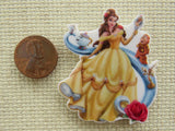 Second view of Belle with Her Enchanted Friends Needle Minder.