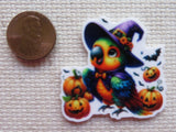 Second view of Witchy Bird Fun Needle Minder.