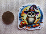 Second view of Witchy Owl Fun Needle Minder.