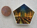 Second view of The Great Hall at Christmastime Needle Minder.