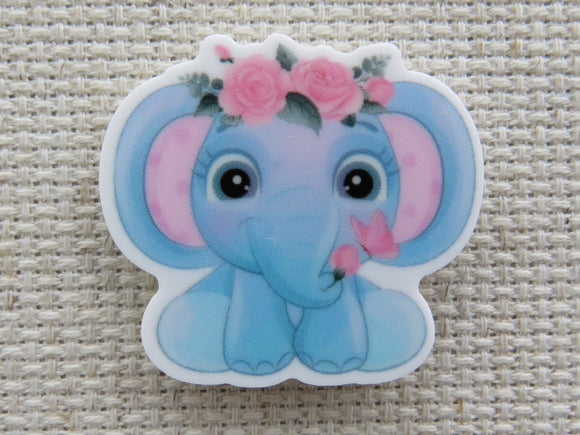 First view of Blue Elephant Needle Minder.
