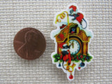 Second view of Christmas Cuckoo Clock Needle Minder.
