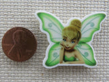 Second view of Smiling Tinkerbelle Needle Minder.