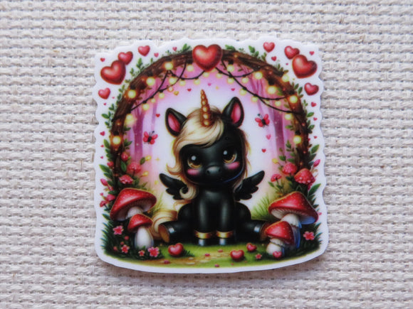 First view of Black Unicorn Needle Minder.