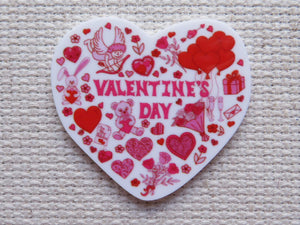 First view of Valentines Day Heart Needle Minder.