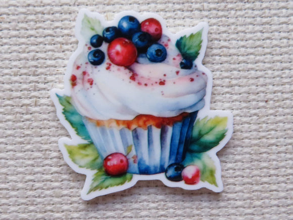 First view of Blueberry Cupcake Needle Minder.