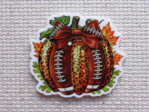 First view of Football Pumpkin Needle Minder.