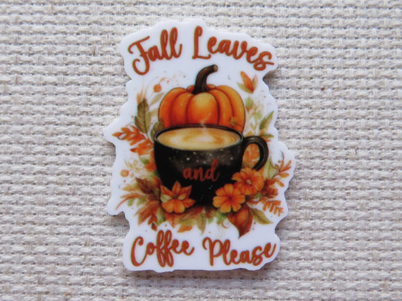 First view of Fall Leaves and Coffee Please Needle Minder.