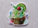 First view of Kiwi Cupcake Needle Minder.