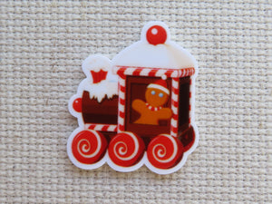 First view of Gingerbread Train Needle Minder.