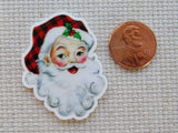 Second view of Mr. Clause Face  Needle Minder.