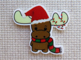 First view of Christmas Moose Needle Minder.