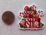 Second view of Candy Cane Gifts Needle Minder.