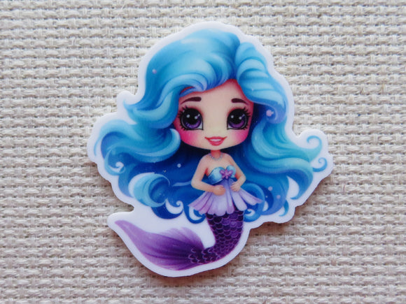 First view of Blue Haired Mermaid Needle Minder.