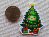 Second view of Happy Christmas Tree Needle Minder.