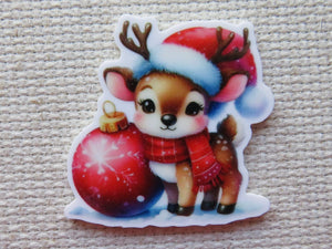 First view of Red Reindeer Needle Minder.