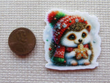 Second view of Christmas Hedgehog Needle Minder