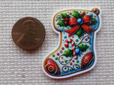 Second view of Fancy Gingerbread Girl Needle Minder.