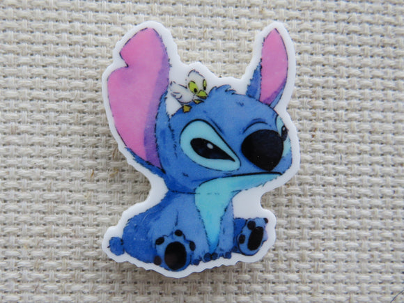 First view of Stitch with a Baby Bird Needle Minder.