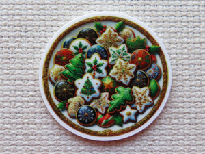 First view of A Plate of Christmas Cookies Needle Minder.