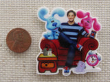 Second view of Blue's Clues Gang Needle Minder.