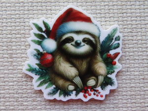 First view of Christmas Sloth Needle Minder.