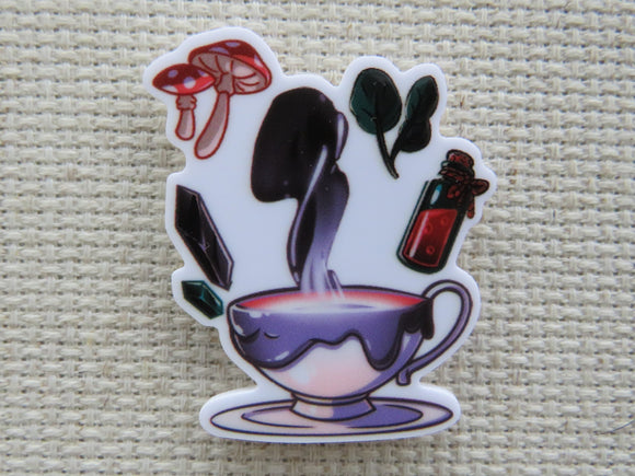 First view of Potion Tea Cup Needle Minder.