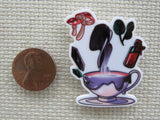 Second view of Potion Tea Cup Needle Minder.