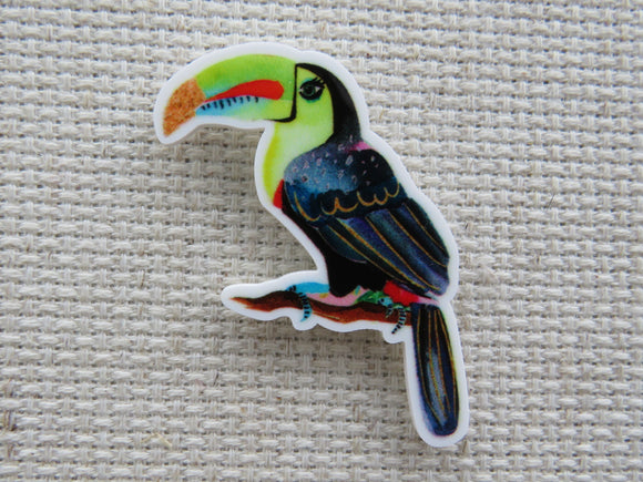 First view of Perched Toucan Needle Minder.