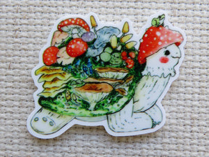 First view of Shroom Turtle Needle Minder.