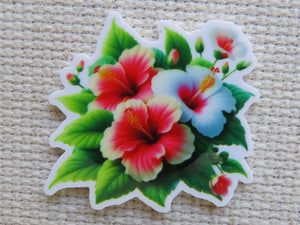 First view of A Trio of Hibiscus Flowers Needle Minder.