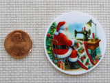 Second view of Sewing Santa Needle Minder.